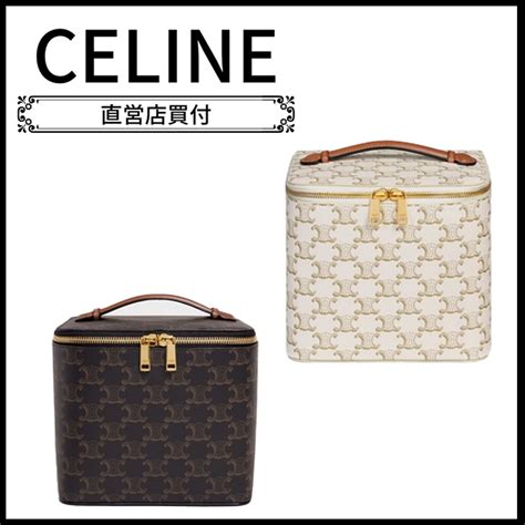 celine square vanity case